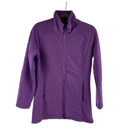 L.L. Bean Vintage Soft Warm Cozy Long Line Quilted Jacket Women's Size Small - Picture 5 of 9